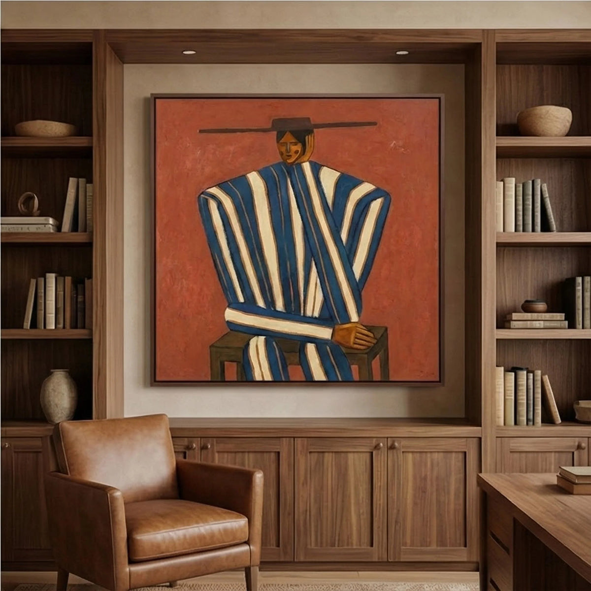 Blue Stripe Gentleman